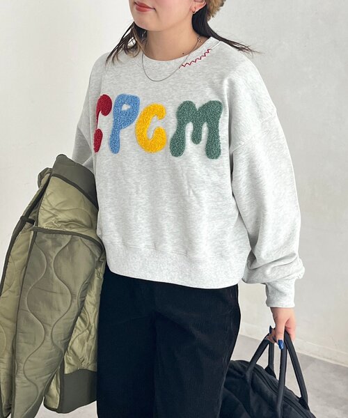 CPCMスウエット CPCM（シーピーシーエム） トレーナー スウェット CPCMロゴ刺繍裏毛