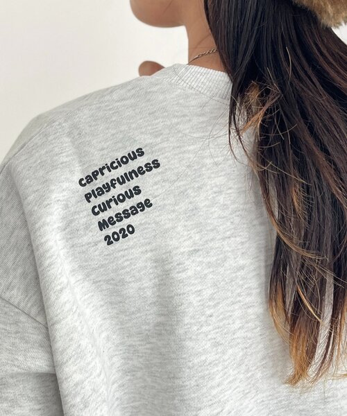 CPCM（シーピーシーエム） トレーナー スウェット CPCMロゴ刺繍裏毛