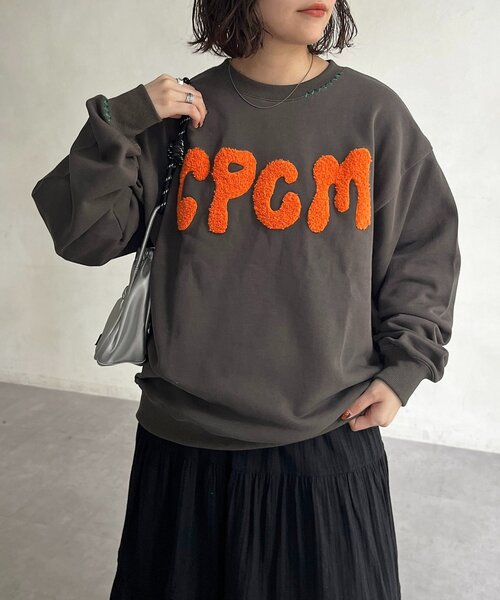 CPCM（シーピーシーエム） トレーナー スウェット CPCMロゴ刺繍裏毛