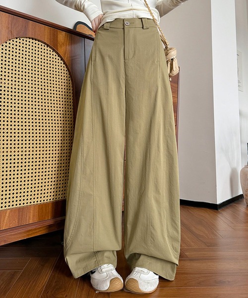 美品　大きいサイズ46 ウエストゴム　ワイドパンツ DAY CLOSET ワイドパンツ パンツ 「大きいサイズ有/バックゴム有
