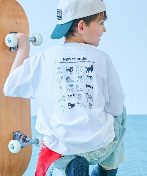 あ*ん様 《美品ヒステリックミニ エンジェルミニ 天使 羽付き 白 長袖Tシャツ HYSTERIC MINI（ヒステリックミニ） tシャツ DEVILKIN つの羽付き