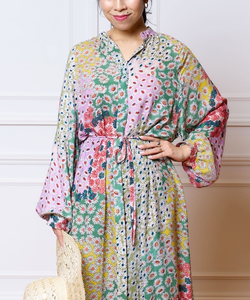 IENA LA BOUCLE（イエナラブークル） 長袖ワンピース FREE ピンク