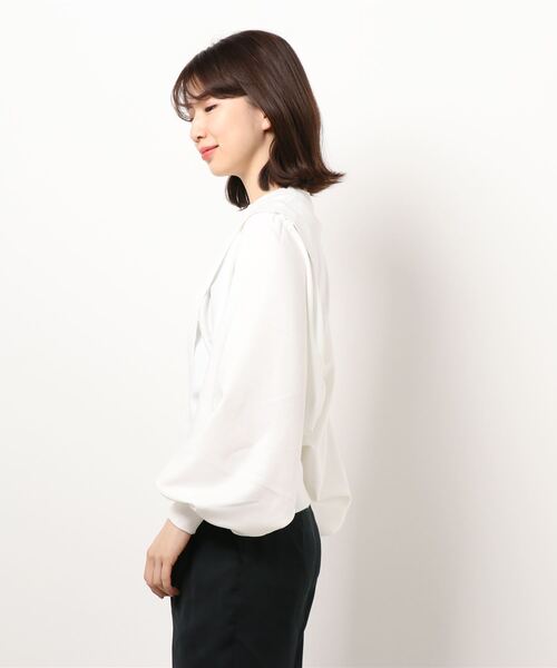 「e-zakkamania stores」 「In field」長袖ニット フリー オフホワイト レディース_画像4