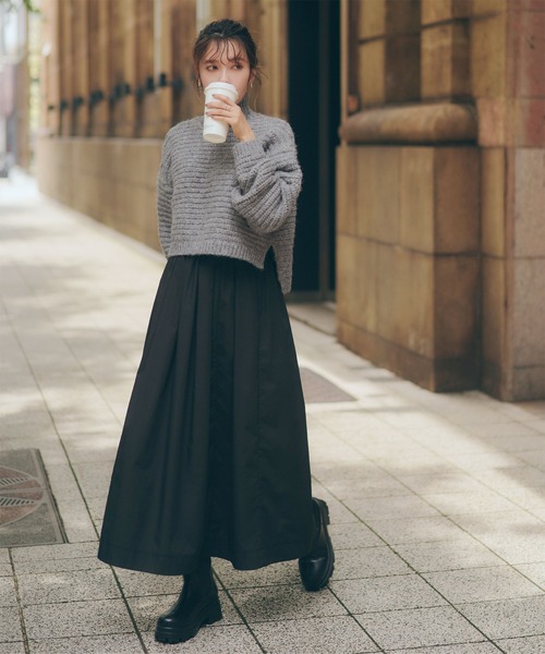 「titivate」 タートルネックニット M ブルー レディース_画像6