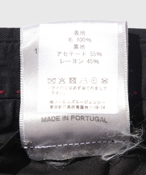 ワイドパンツ スラックス 「BERNARD ZINS for ADAM ET ROPE'」EX VANEAU SERGE メンズの画像