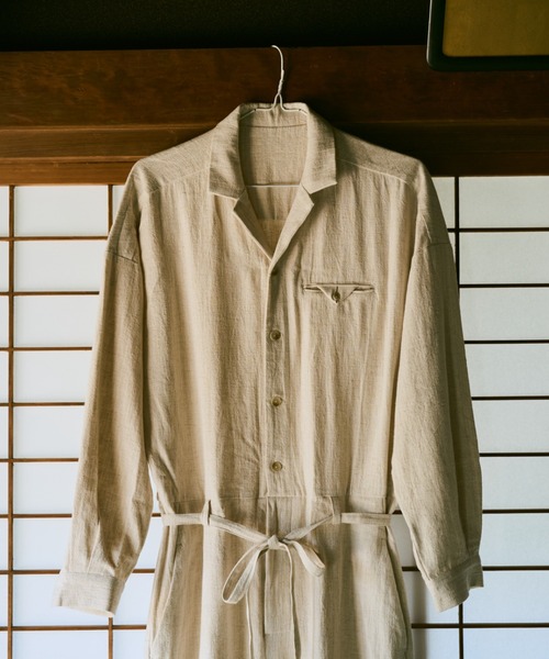 「Camphor wood」 オールインワン MEDIUM ブラック メンズの画像