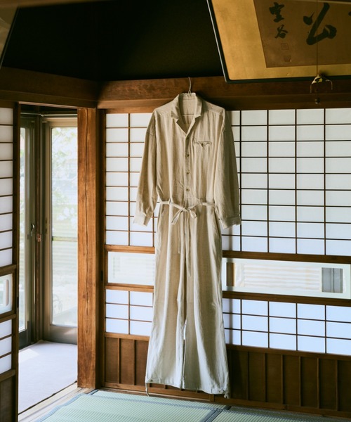 「Camphor wood」 オールインワン MEDIUM ブラック メンズの画像