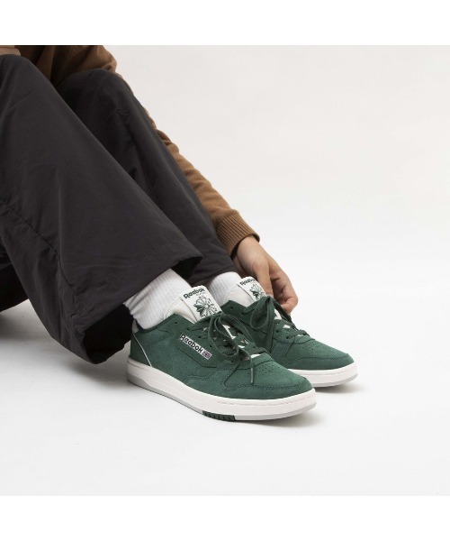 「Reebok」 ローカットスニーカー 24.0cm グリーン メンズ_画像4
