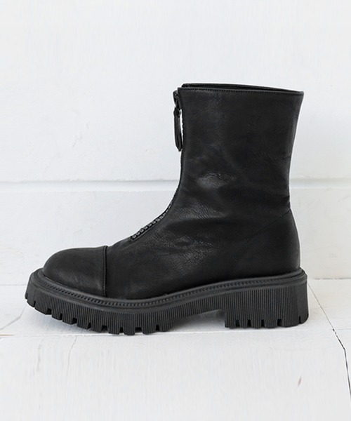 「antiqua」 ショートブーツ 41 ブラウン系その他 レディースの画像6