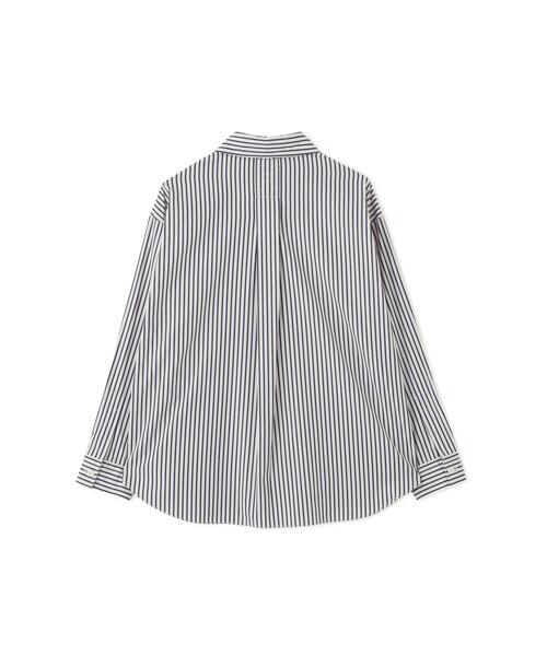 MHL.（エムエイチエル） シャツ VINTAGE COMPACT COTTON STRIPE メンズ