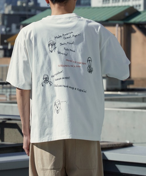 REMI RELIEF（レミ レリーフ） tシャツ SP加工25/-天竺T(刺繍：Make