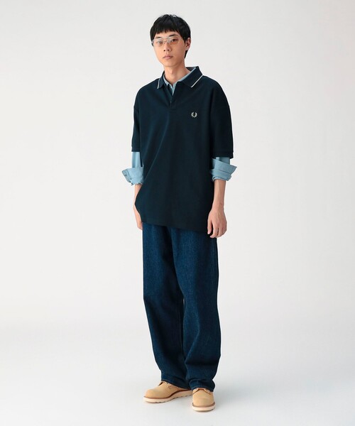 『数日のみ出品』FRED PERRY XL フレンドペリーポロシャツ　別注モデル FRED PERRY（フレッドペリー） ポロシャツ 「SHIPS別注」FRED PERRY