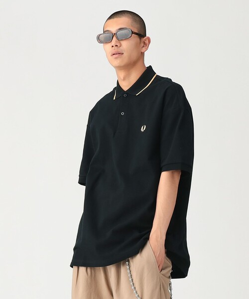ポロシャツ 「別注」FRED PERRY / リラックスフィット ピケ ポロシャツ メンズ レディースの画像