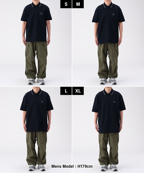 ポロシャツ 「別注」FRED PERRY / リラックスフィット ピケ ポロシャツ メンズ レディースの画像