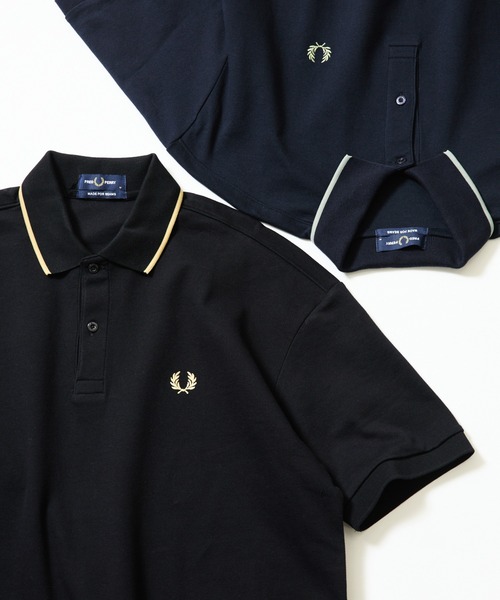 ポロシャツ 「別注」FRED PERRY / リラックスフィット ピケ ポロシャツ メンズ レディースの画像