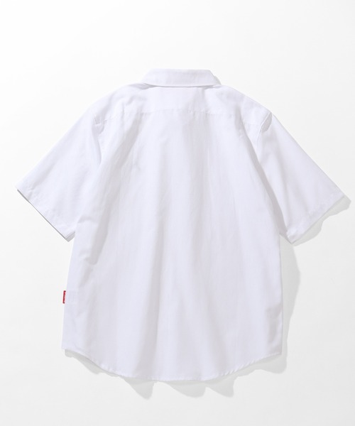 「Healthknit」 半袖シャツ X-LARGE サックスブルー メンズ_画像3