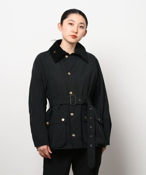 「Barbour」 ブルゾン 38 ブラック レディースの画像
