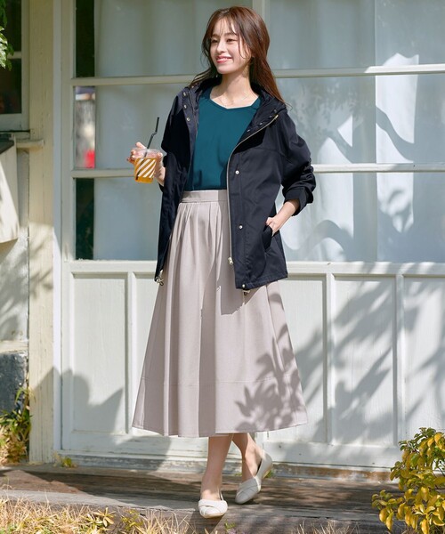 「Tiaclasse」 フレアスカート S ブラック レディース_画像8