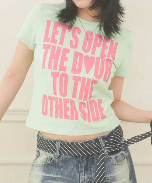 sedacle girl（セダクルガール） tシャツ 半袖 ラインストーンバイ