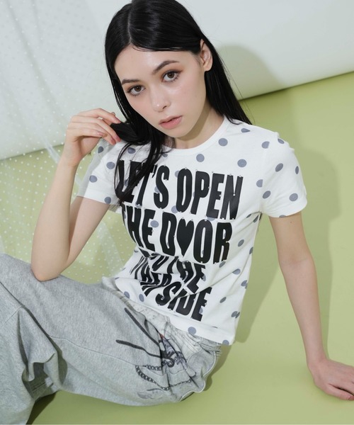 sedacle girl（セダクルガール） tシャツ ラインストーンバイカラーT