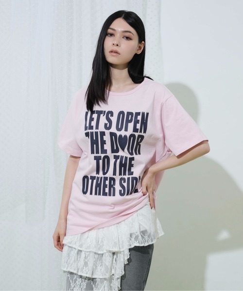 sedacle girl（セダクルガール） tシャツ ラインストーンバイカラーT
