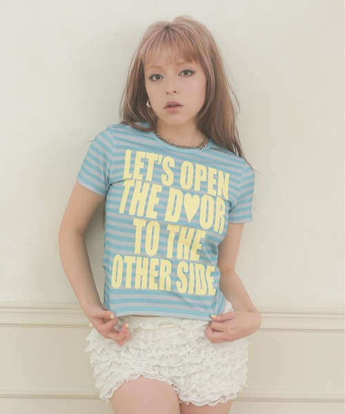 sedacle girl（セダクルガール） tシャツ 半袖 ラインストーンバイ