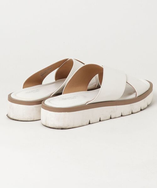 「ROCKPORT」 フラットサンダル 24.5cm ホワイト レディース_画像2