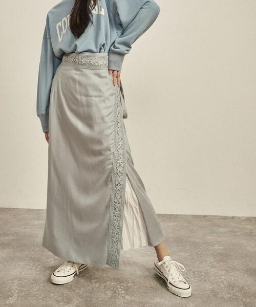 「CONVERSE TOKYO」 スカート FREE サックスブルー レディース_画像2