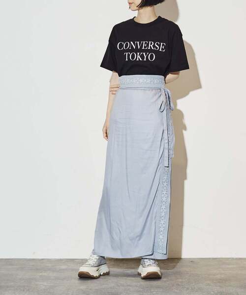 「CONVERSE TOKYO」 スカート FREE サックスブルー レディース_画像8