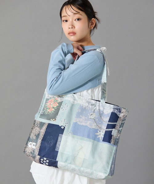 Casselini（キャセリーニ） トートバッグ コラージュプリントトート 