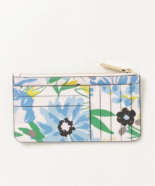 「kate spade new york」 カードケース ONESIZE ベージュ レディースの画像