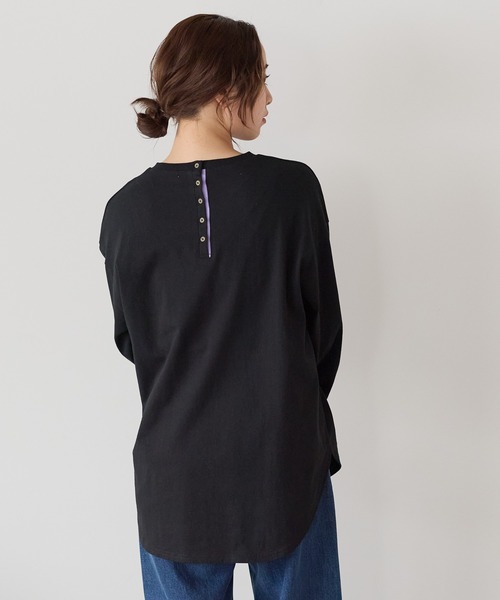 ハートマーケット（HEART MARKET） tシャツ 後ろヘンリー裾ラウンド 