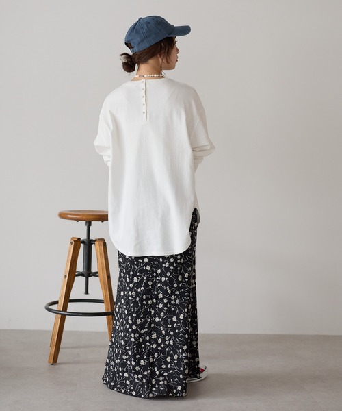 ハートマーケット（HEART MARKET） tシャツ 後ろヘンリー裾ラウンド