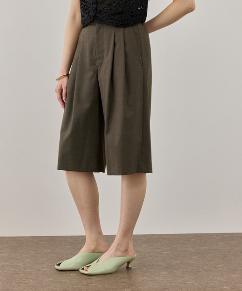 aeae ハーフパンツ パンツ 短パン BRIEFS LAYERED SWEATPANTS