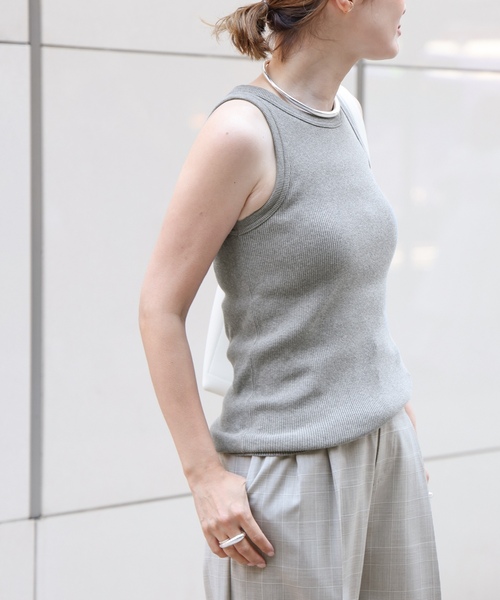 「Deuxieme Classe」 ノースリーブニット FREE グレー レディースの画像