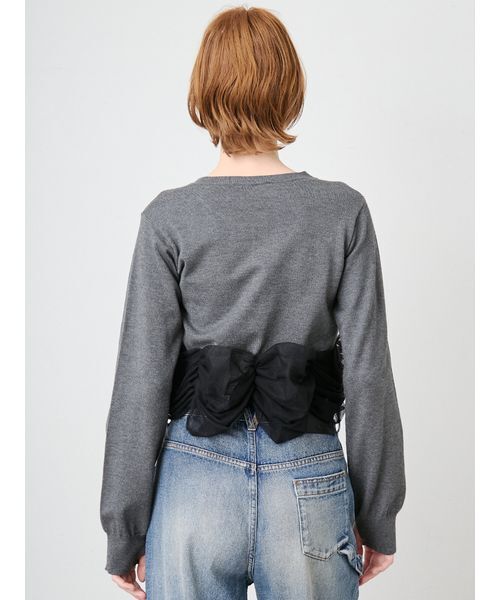 SORIN（ソリン） カーディガン Tulle Decorated Cardigan/チュール