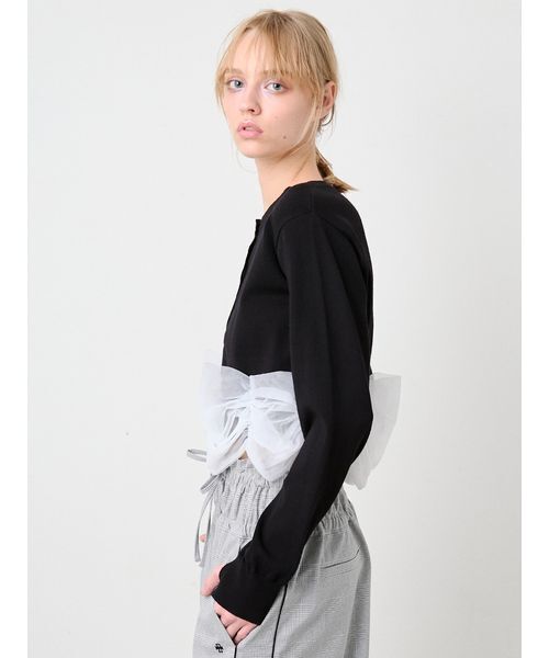 SORIN（ソリン） カーディガン Tulle Decorated Cardigan/チュール