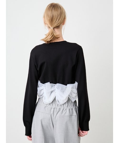 SORIN（ソリン） カーディガン Tulle Decorated Cardigan/チュール