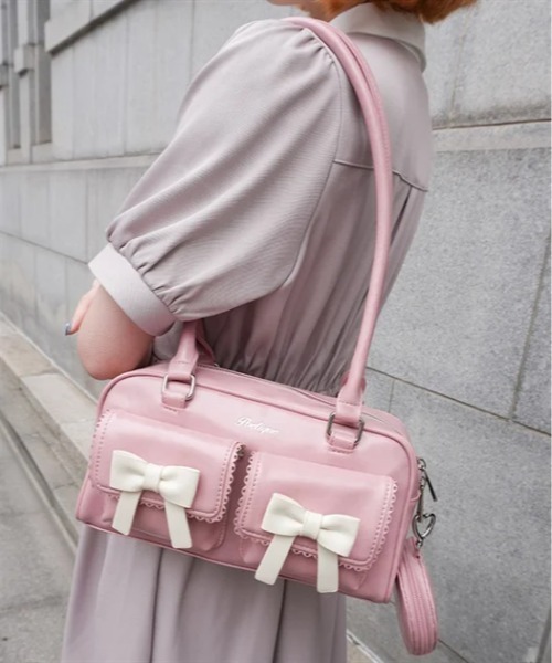 axes femme POETIQUE ボストンバッグ ハートポーチ付ボストンバッグ