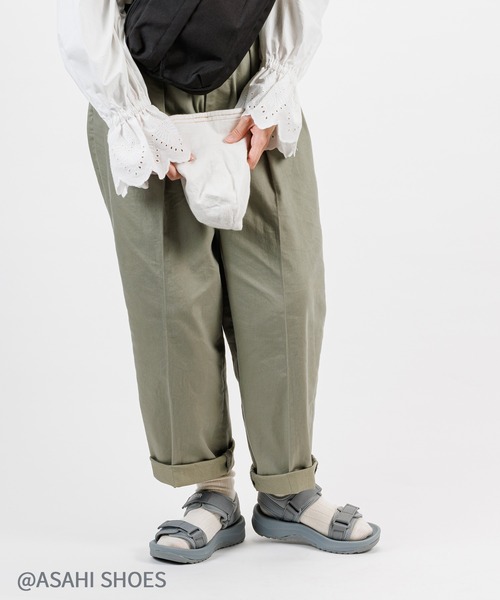 「OUTDOOR PRODUCTS」 フラットサンダル 24.0cm オリーブ レディース_画像6