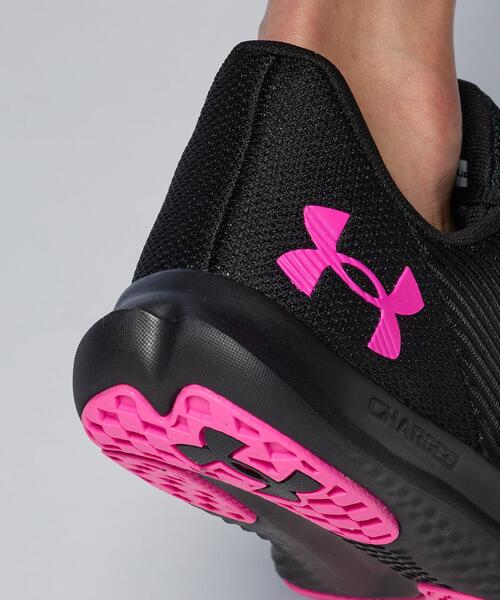 「UNDER ARMOUR」 ローカットスニーカー 24.5cm ブラック系その他2 レディース_画像9