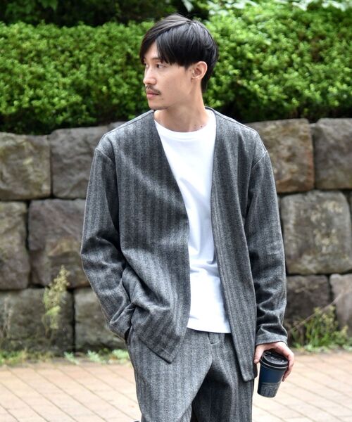 「SHIPS Days」 セットアップ LARGE グレー メンズ_画像3