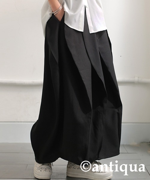 「antiqua」 ロングスカート ONESIZE ブラック レディース_画像8
