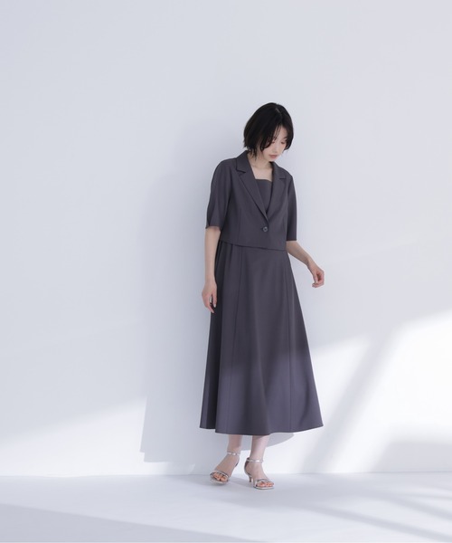 ワンピース ショートジャケット＆ワンピースの画像