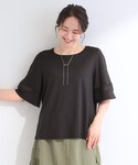tシャツ 半袖 「洗濯機後しわになりにくい/ひ...の詳細画像1