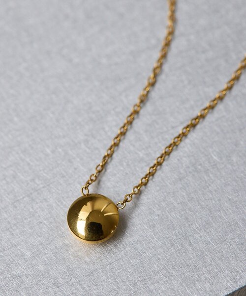 ネックレス 「金属アレルギー対応/ステンレス」平丸トップネックレス レディースの画像