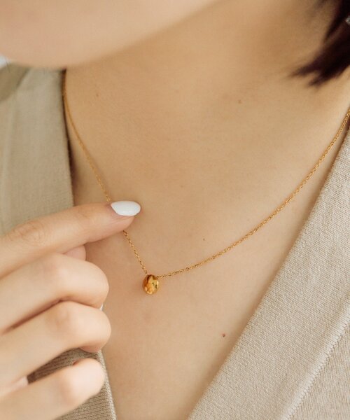 ネックレス 「金属アレルギー対応/ステンレス」平丸トップネックレス レディースの画像