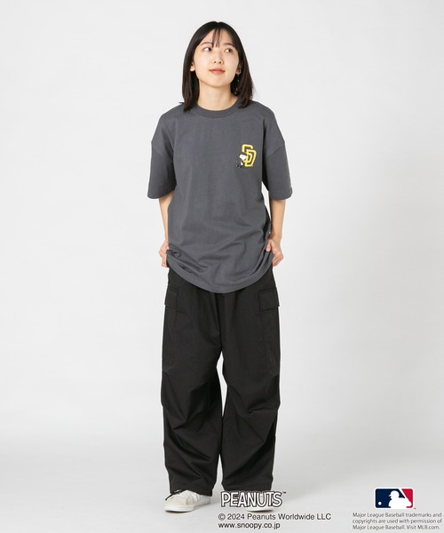 「PEANUTS」 半袖Tシャツ MEDIUM ホワイト系その他2 メンズ_画像3