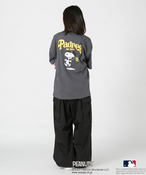 「PEANUTS」 半袖Tシャツ MEDIUM ホワイト系その他2 メンズ_画像5