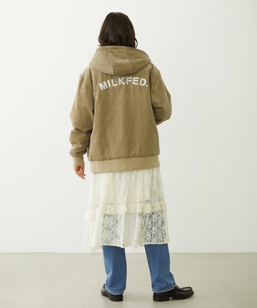 MILKFED.（ミルクフェド） ブルゾン アウター LOGO EMBROIDERED 